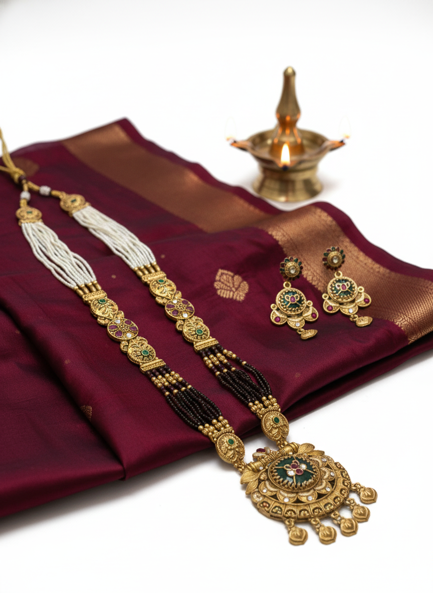 Rajwadi Jewellery Set 34