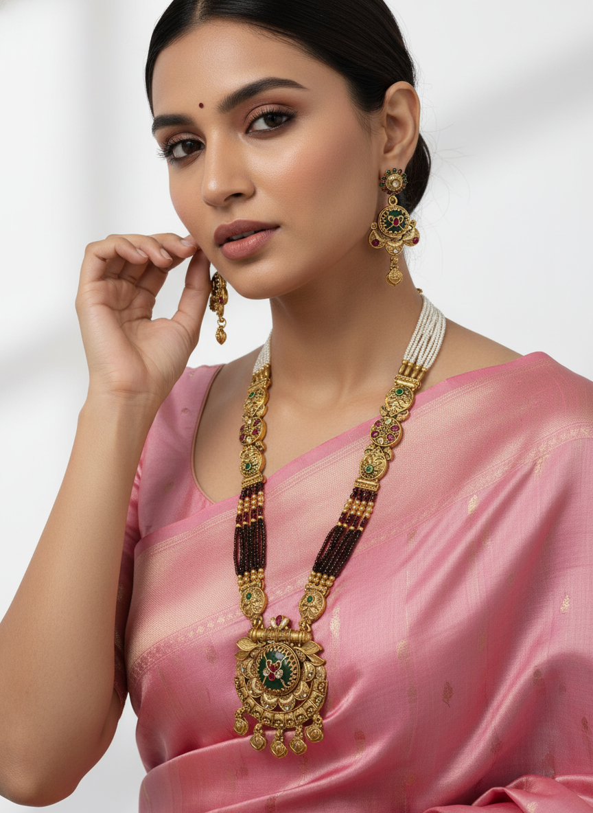 Rajwadi Jewellery Set 34