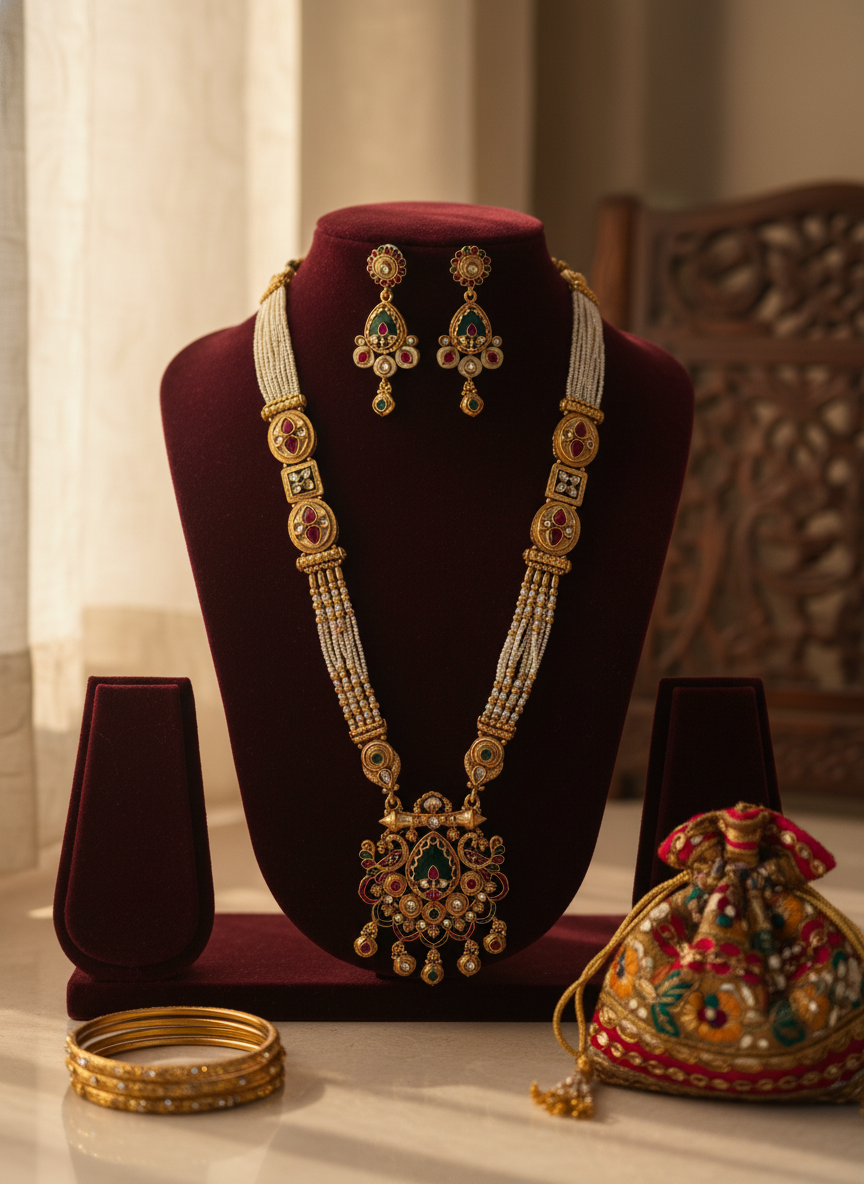Rajwadi Jewellery Set 35