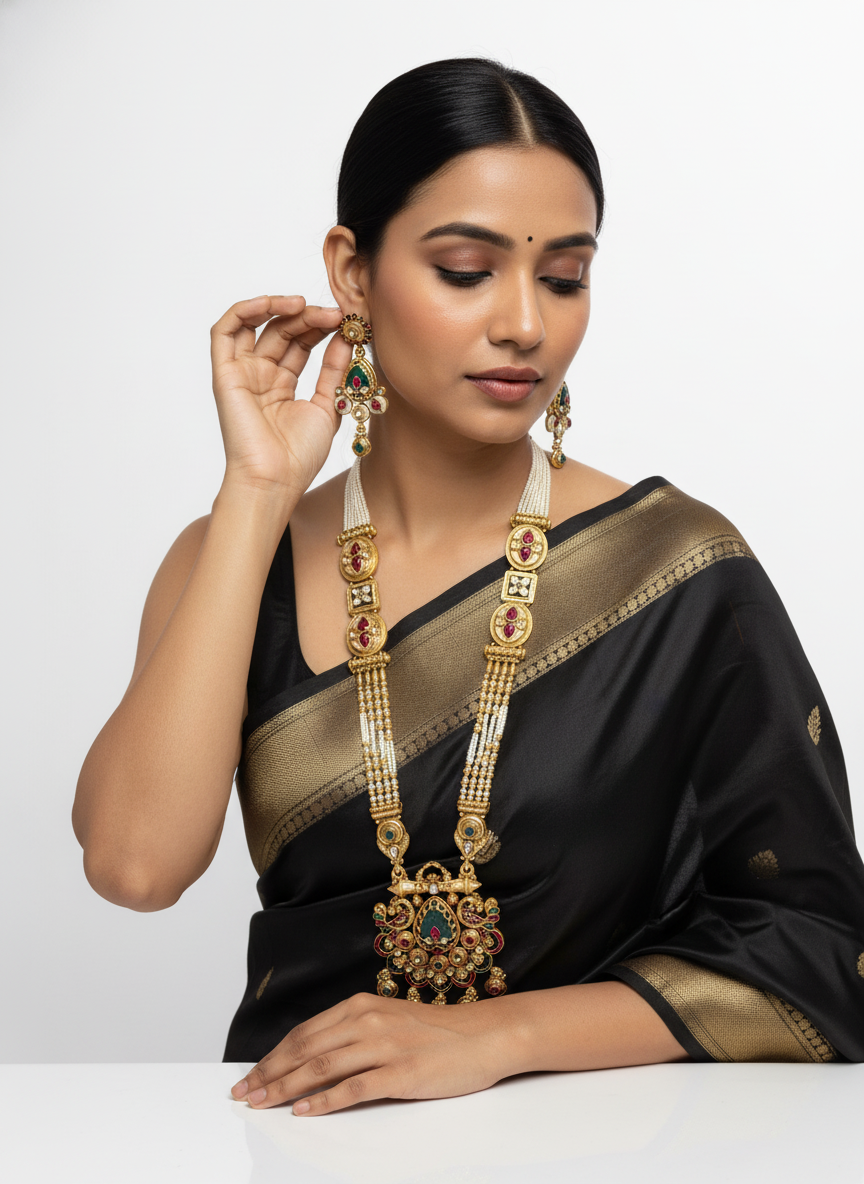 Rajwadi Jewellery Set 35