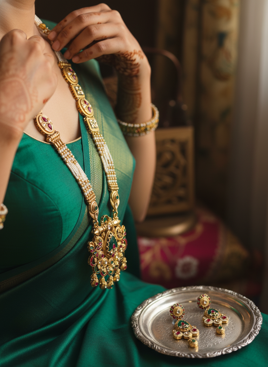 Rajwadi Jewellery Set 35