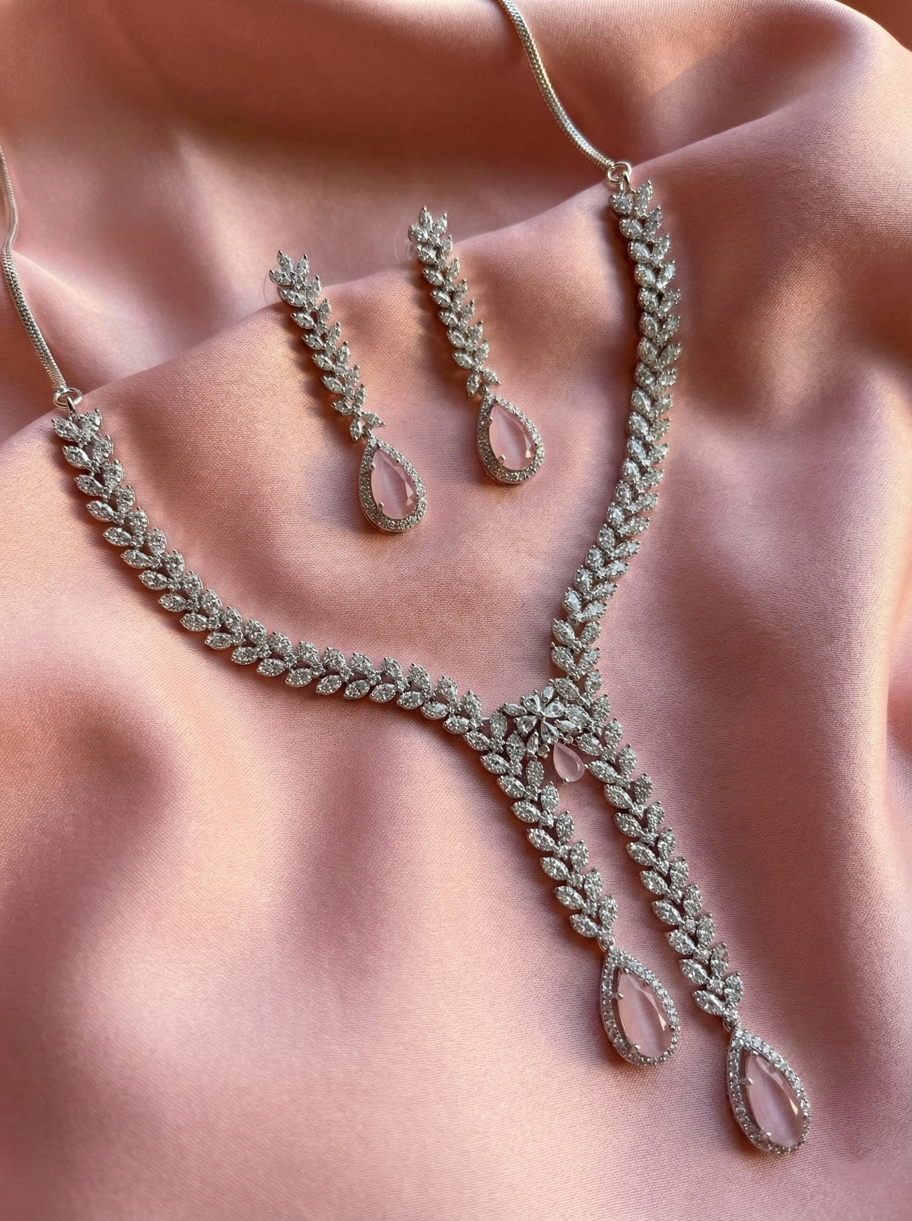 American Diamond Jewellery Set 2