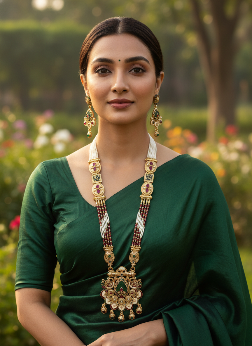 Preeti Long Necklace Set