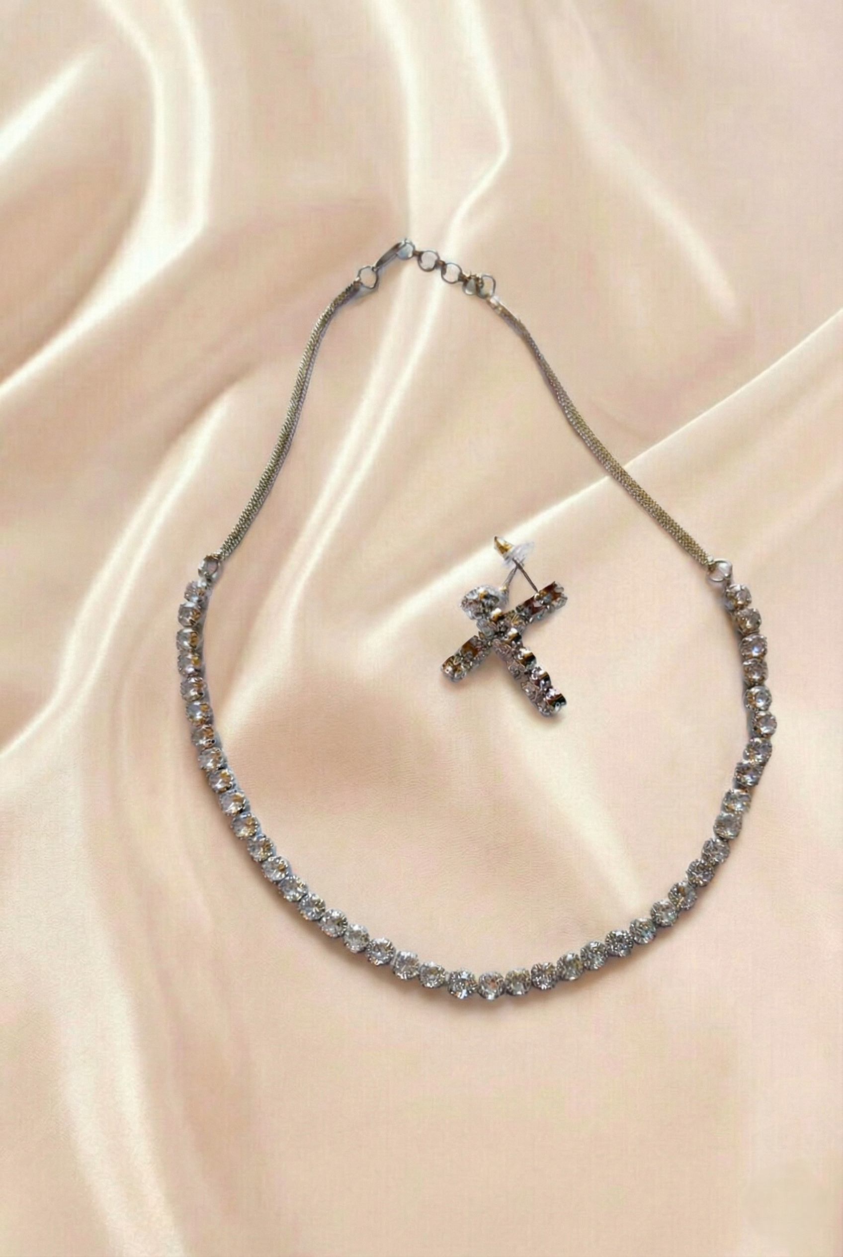 American Diamond Jewellery Set 4